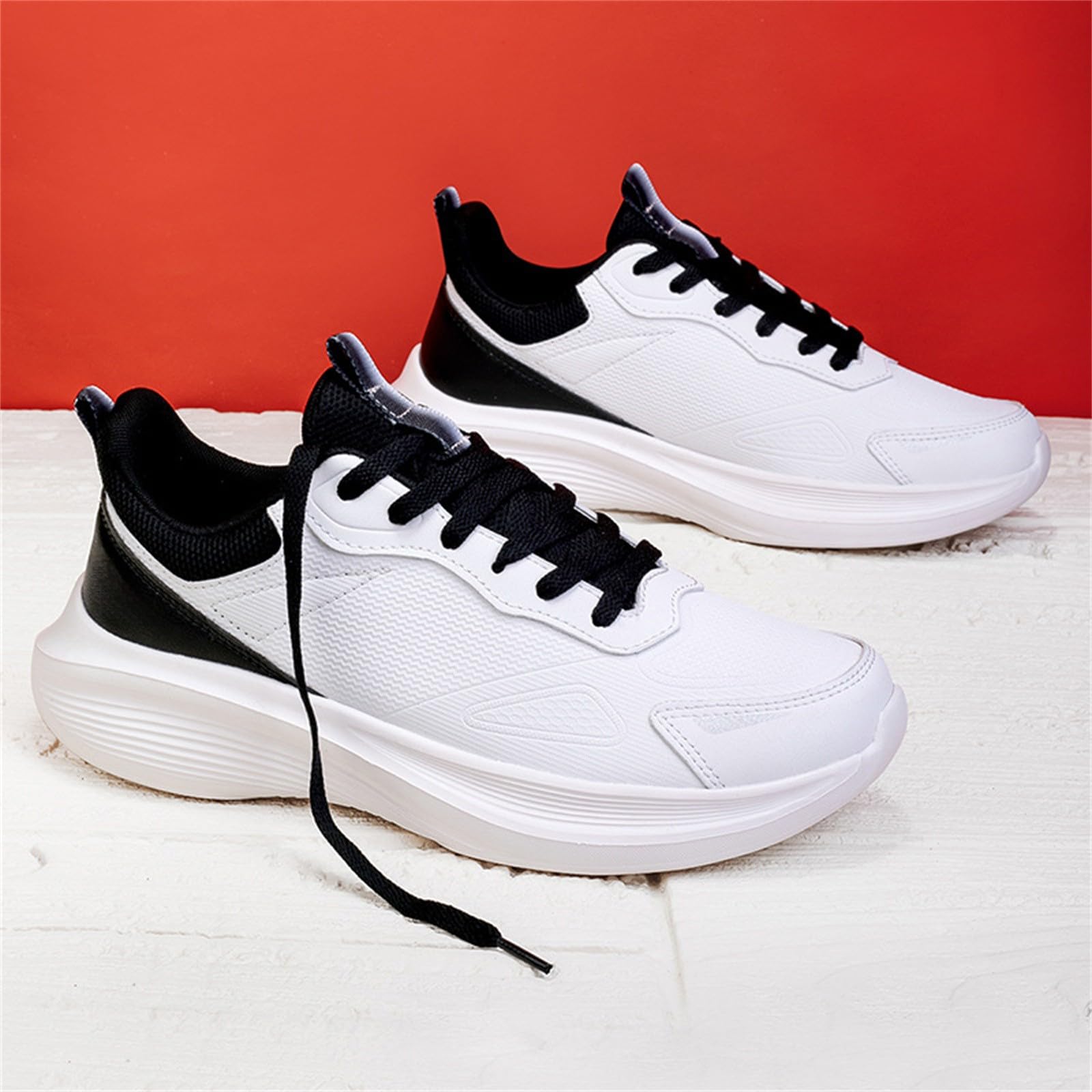 Zapatillas de deporte para hombre de ajuste ancho, zapatillas de