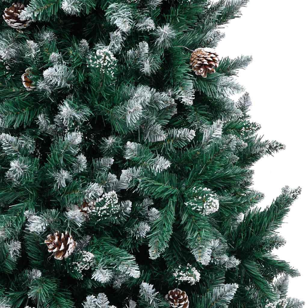 Albero di Natale artificiale con pigne, 240 cm