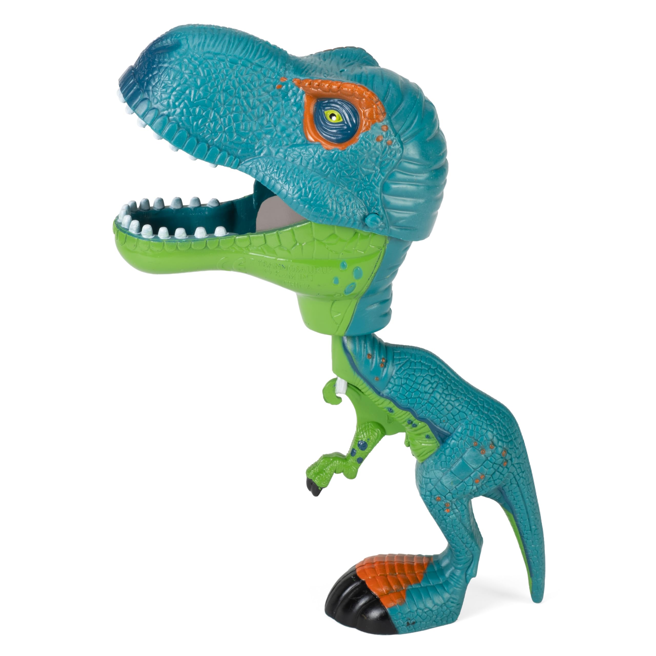 Wild Republic 88252 T-Rex zabawka prezenty dla dzieci, ściśnij spust, aby zamknąć usta, zielony, rozdrabniacze, jeden rozmiar