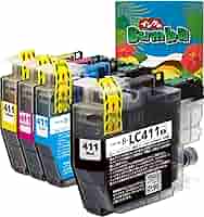 Amazon.co.jp: ブラザー用 LC411 4色セット LC411-4PK DCP