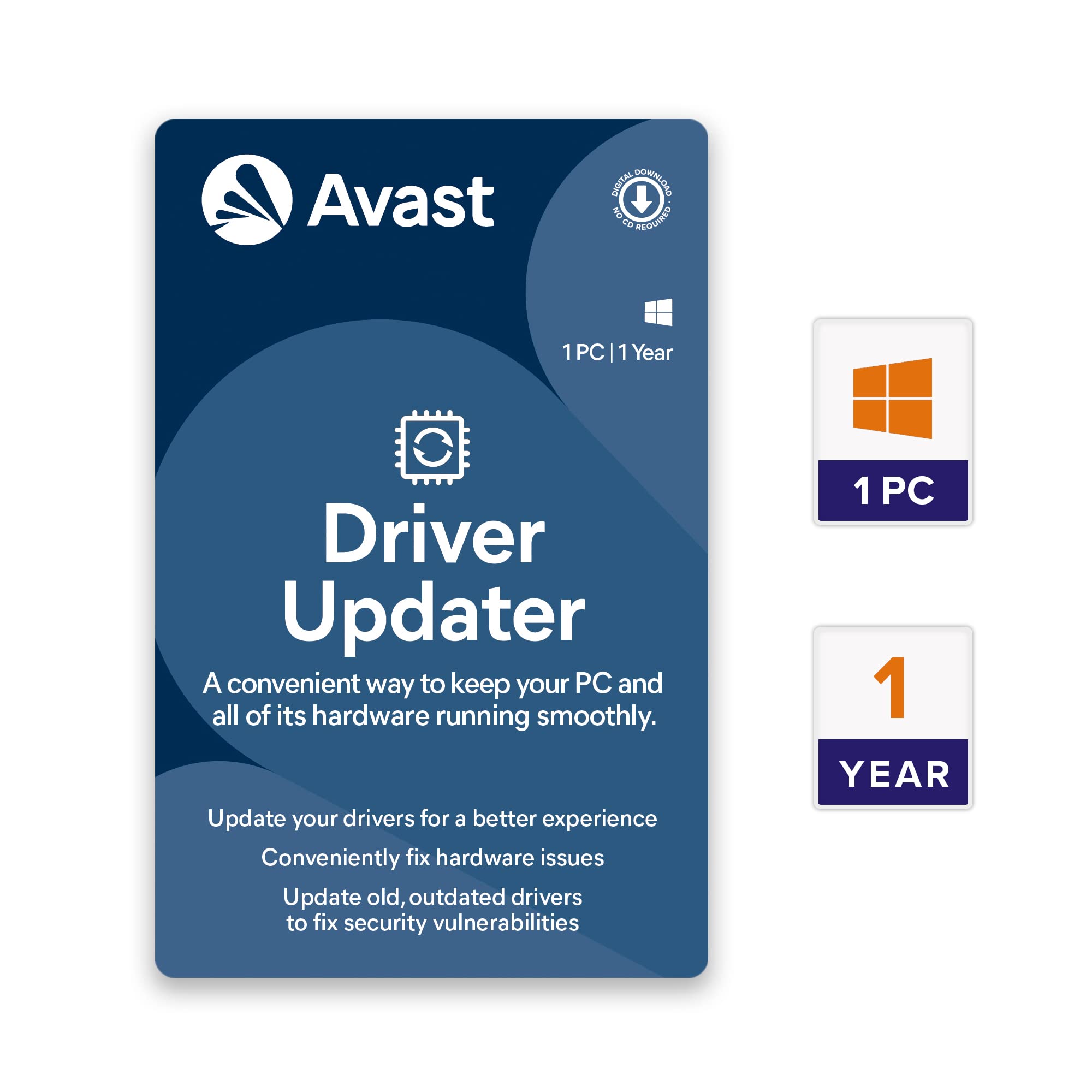 Avast Security Driver Updater (1 Pc | 1 Year) (Email Delivery In 2 Hours- No Cd)