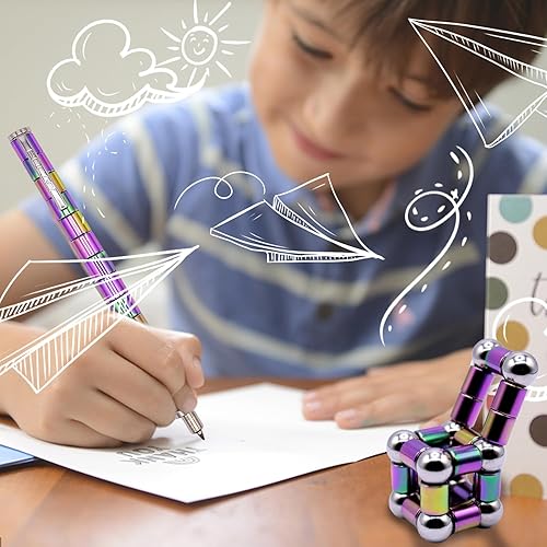 Miniatura 7 de Easefuli Bolígrafo magnético mejorado para la ansiedad, ideas de regalo para niños y niñas, regalos de juguete para hombres, él, niño, niña, niños,