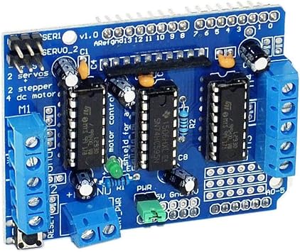 3-Pack L293D DC and Stepper Motor Driver Shield