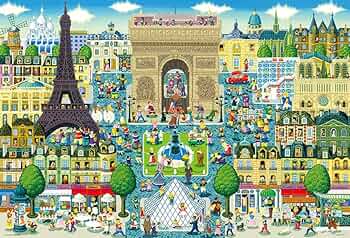 Amazon | 【日本製】ビバリー 1000ピース ジグソーパズル パリ名所大