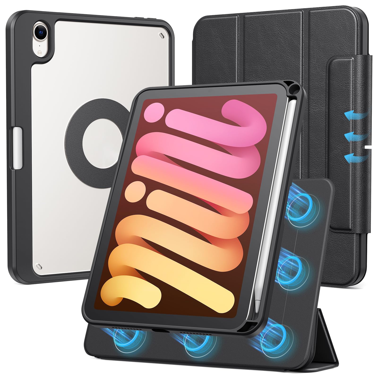 Amazon.com: SPARIN Case for iPad mini 7 A17 Pro 2024/iPad Mini 6