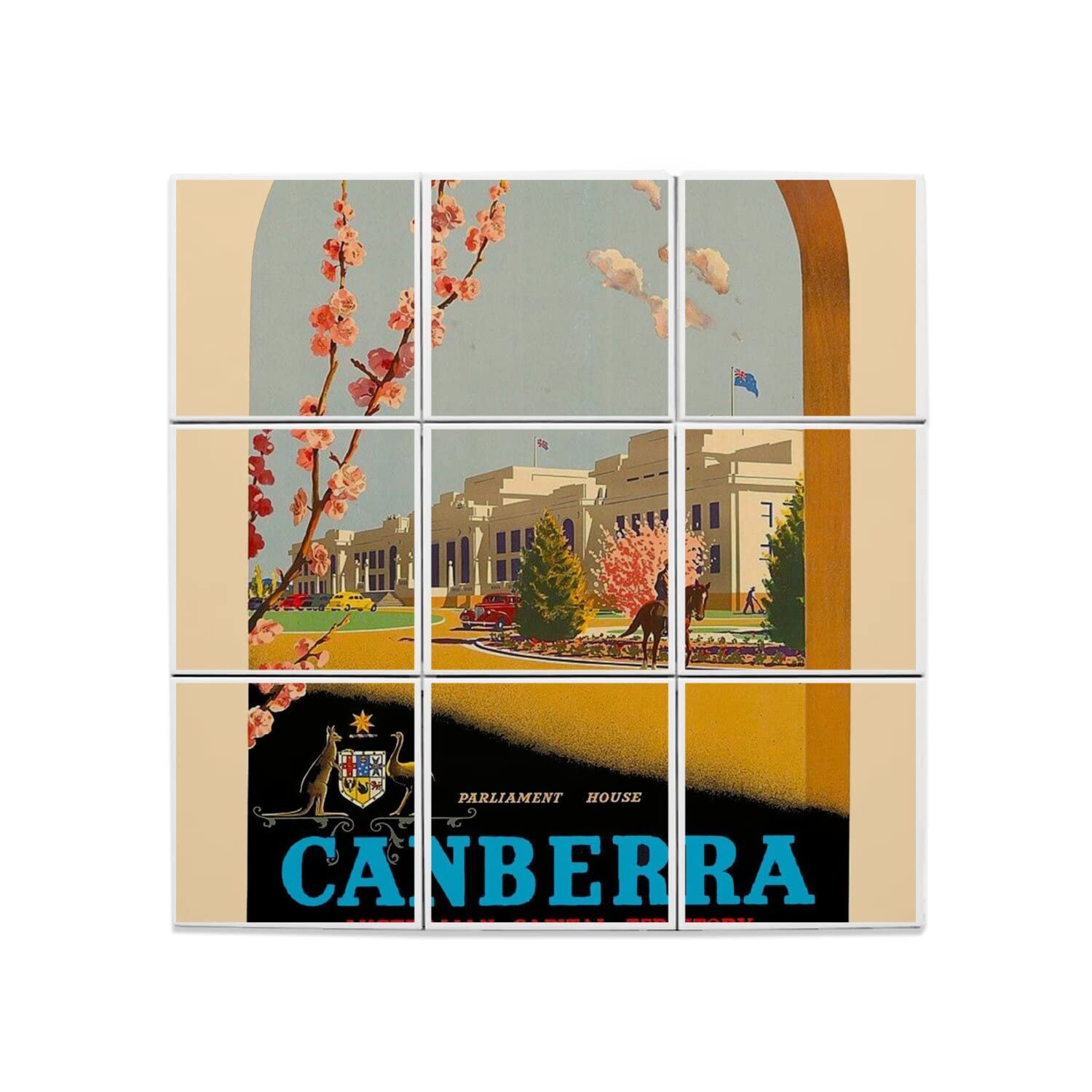 Carreaux Céramique Décoratif Art Deco Canberra, Faïence d'Exception - 4