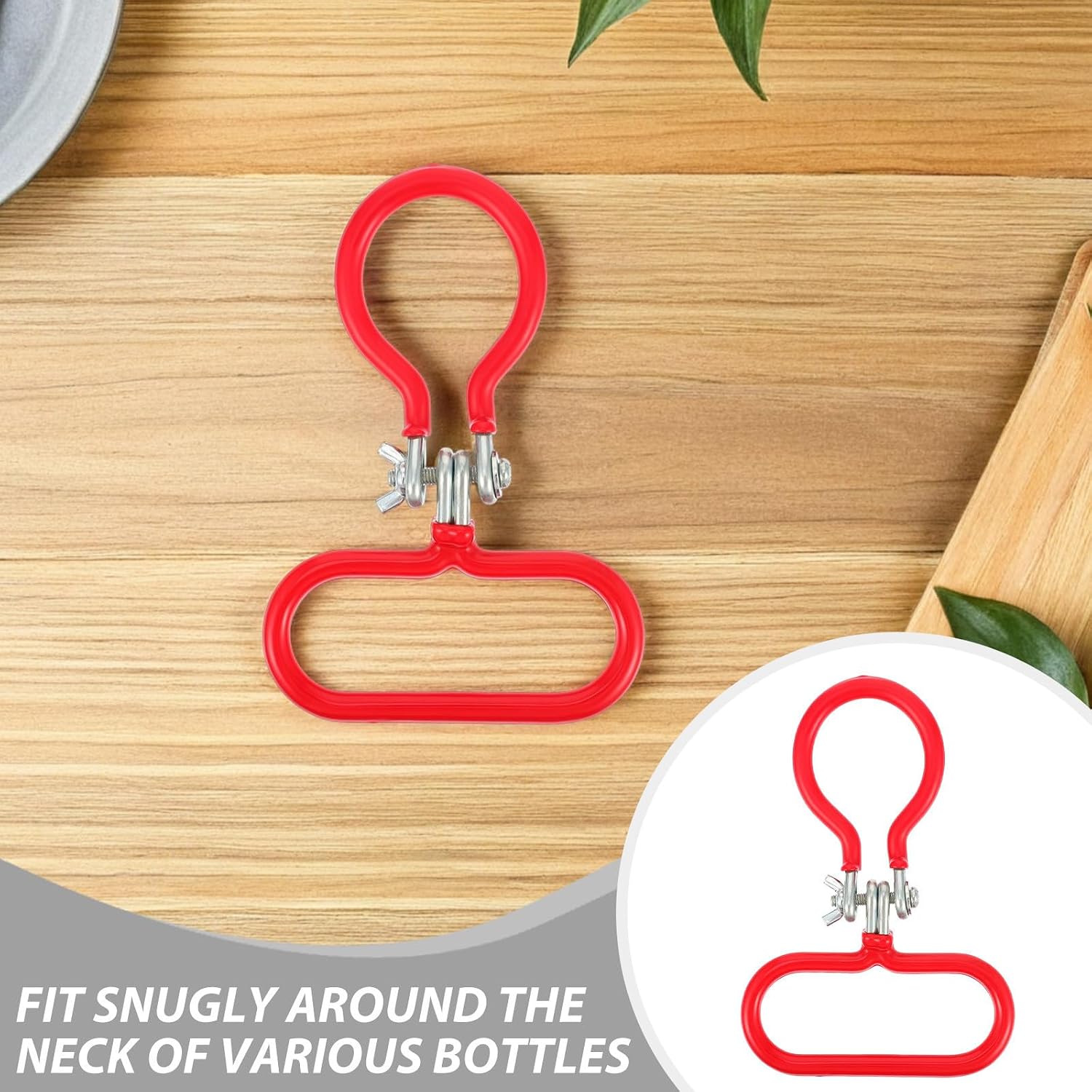2pcs Carboy Handle for 5/6 Gallon Glass Bottle Lifting Grip