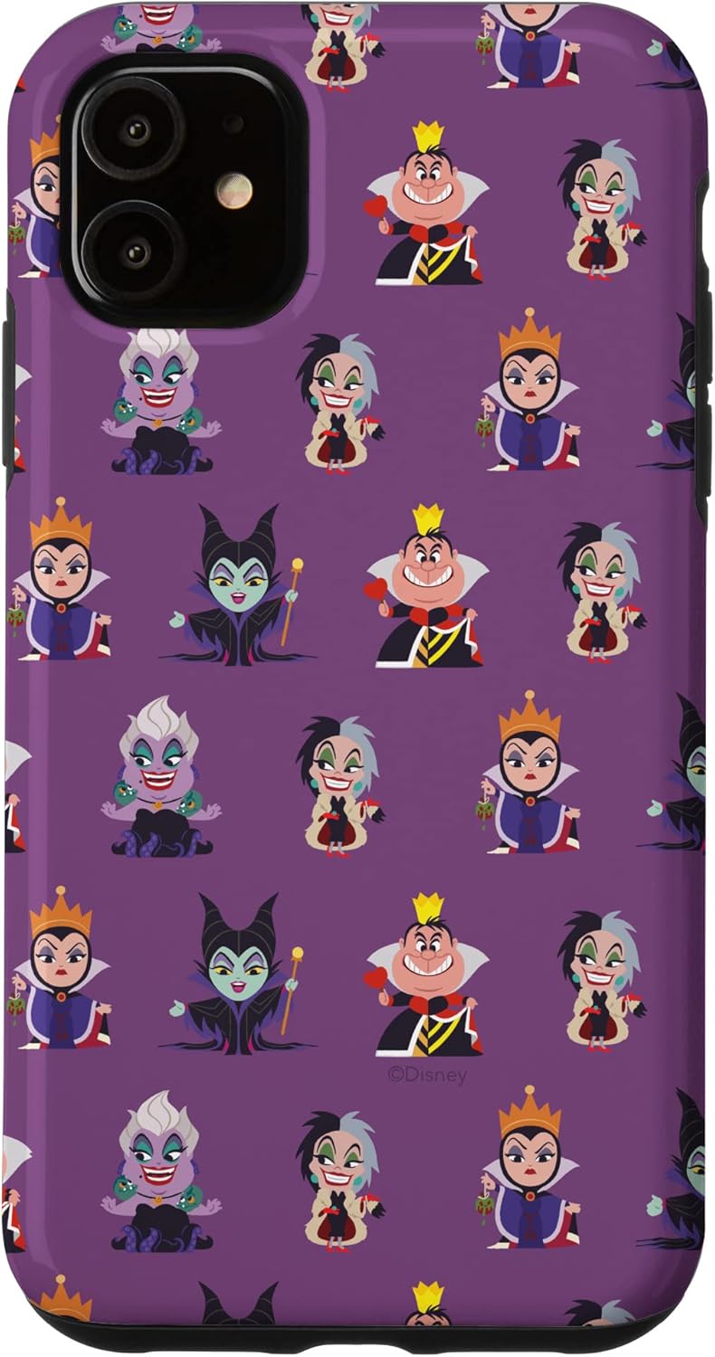 Disney Villains Kawaii Purple Case for iPhone 17