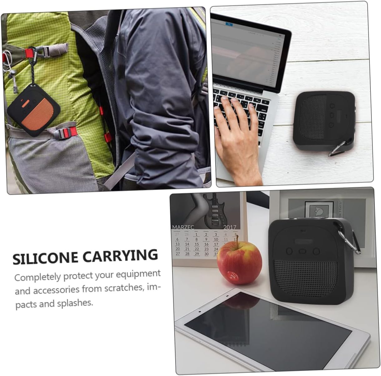 Gadpiparty 2pcs Portable Speaker Protective Case Seismic Lightweight Carrying Bag for for Outdoor Activities and Travel