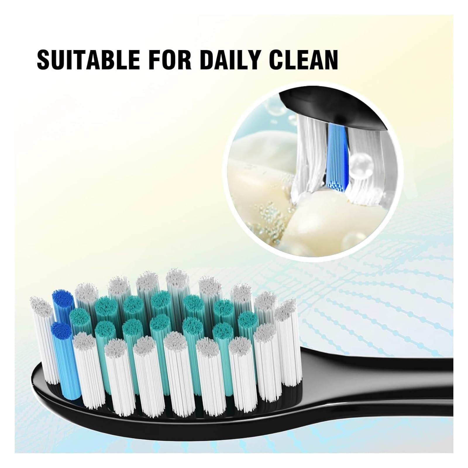 Cabezales De Cepillo De Repuesto De 8/12/16 Piezas, Compatibles Con Phili, Sonic Care DiamondClean HX3/HX6/HX9 Series Cabezales De Cepillo De Dientes Eléctricos, Cabezales De Cepillo(16pcs white)