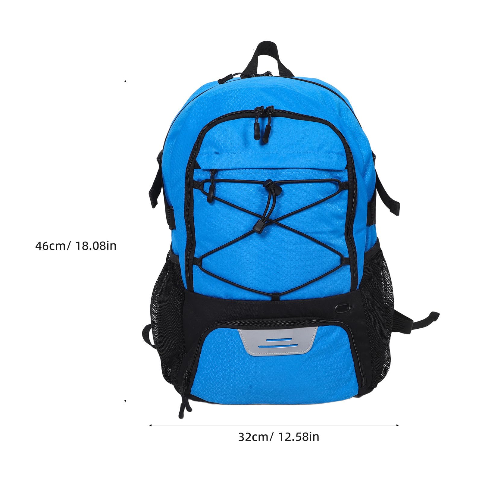 Tofficu Mochila Deportiva Azul de Tela Oxford Compartimento para Zapatos y Sistema Cómodo para Llevar, Compatible Baloncesto y Fútbol para Adolescentes y Adultos