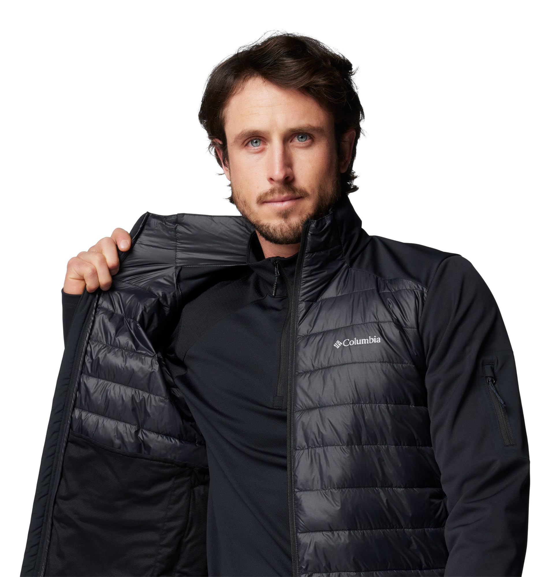 Columbia Męska kurtka softshell Tech Hybrid Softshell, czarna, XL