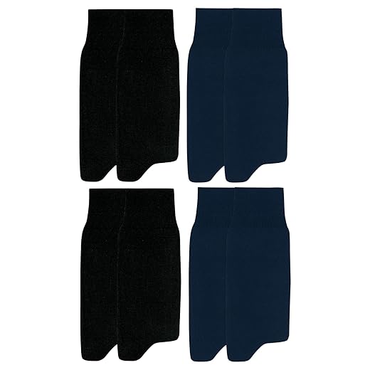 Kit 4 Pares de Meia Social Masculina Mash Lisa Casual Adulto