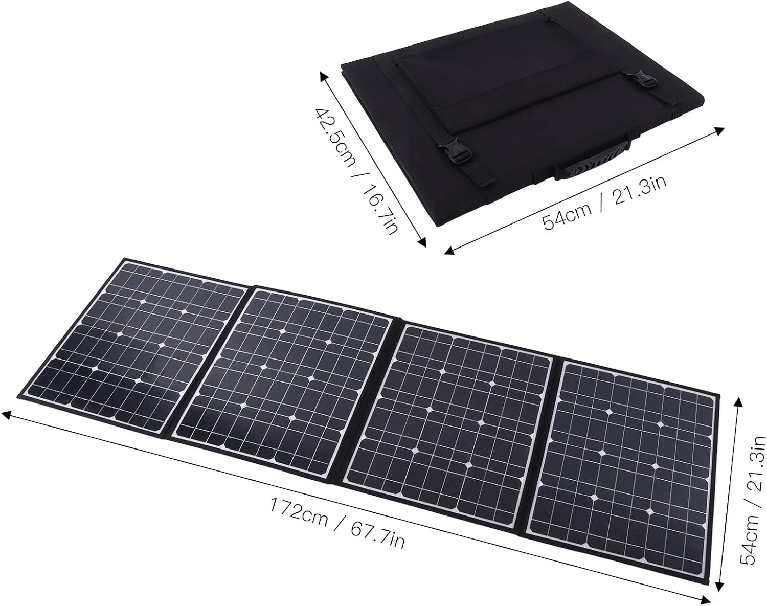 Solar Panel Kit,Solar Panels Solar Charger, Foldable Solar Panel Folding Bag for Tablet for Mobile Phone for Laptops