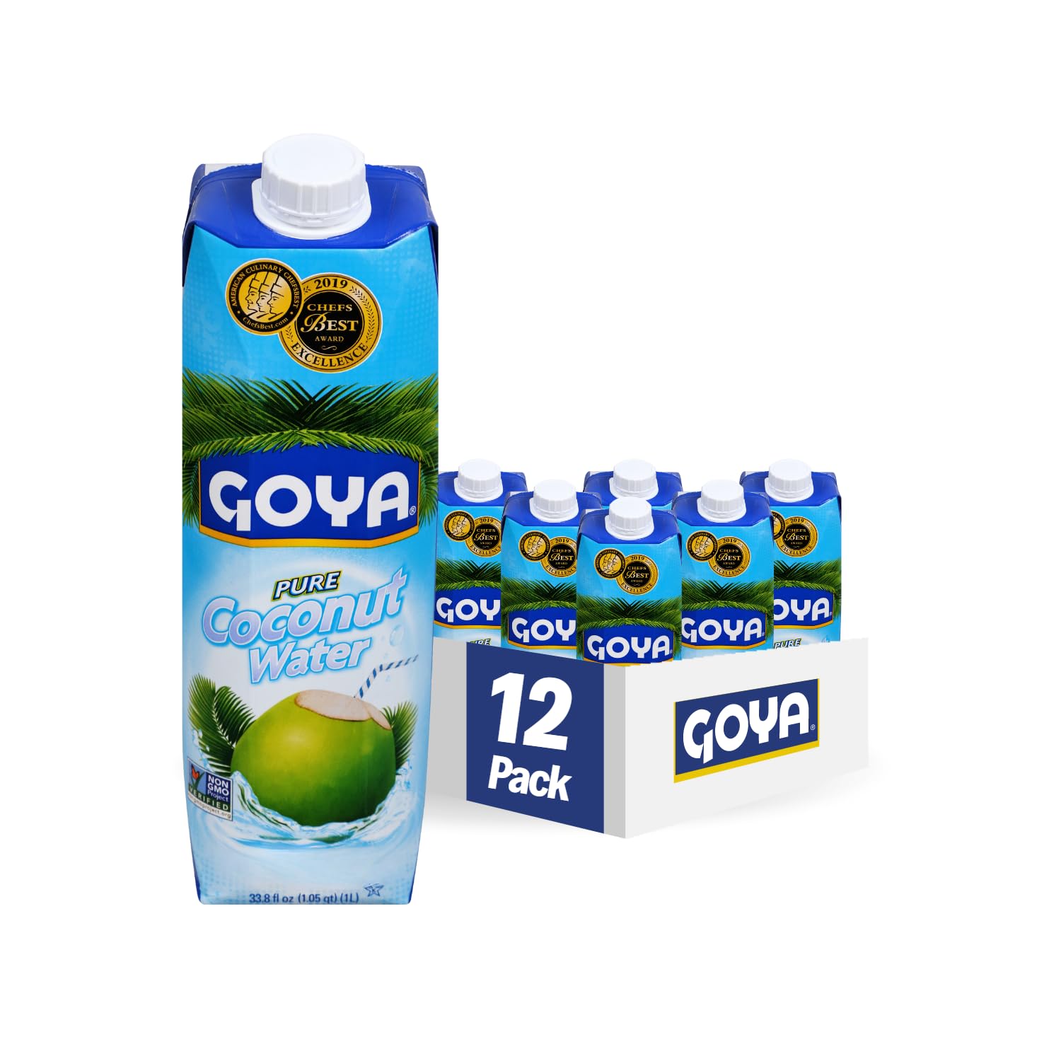 Goya 33.79 Fl Oz (Pack of 12) / 1 / 12 Coconut Water