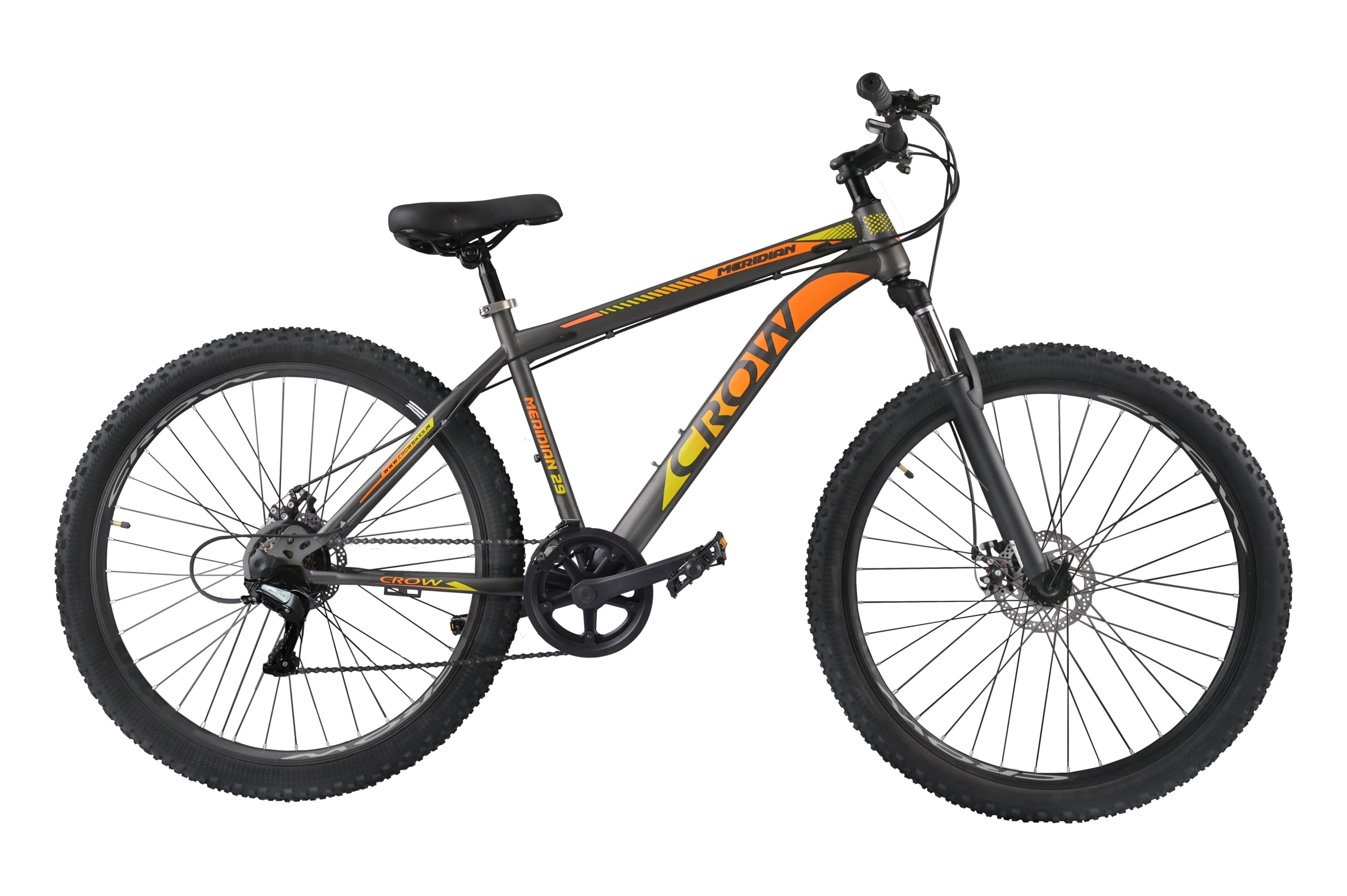 CROW - Meridian 7 Speed | 29" Unisex MTB | 7 Gear MTB Cycle | HI TENSILE Steel Frame | Mountain Bike | Unisex-picture-17
