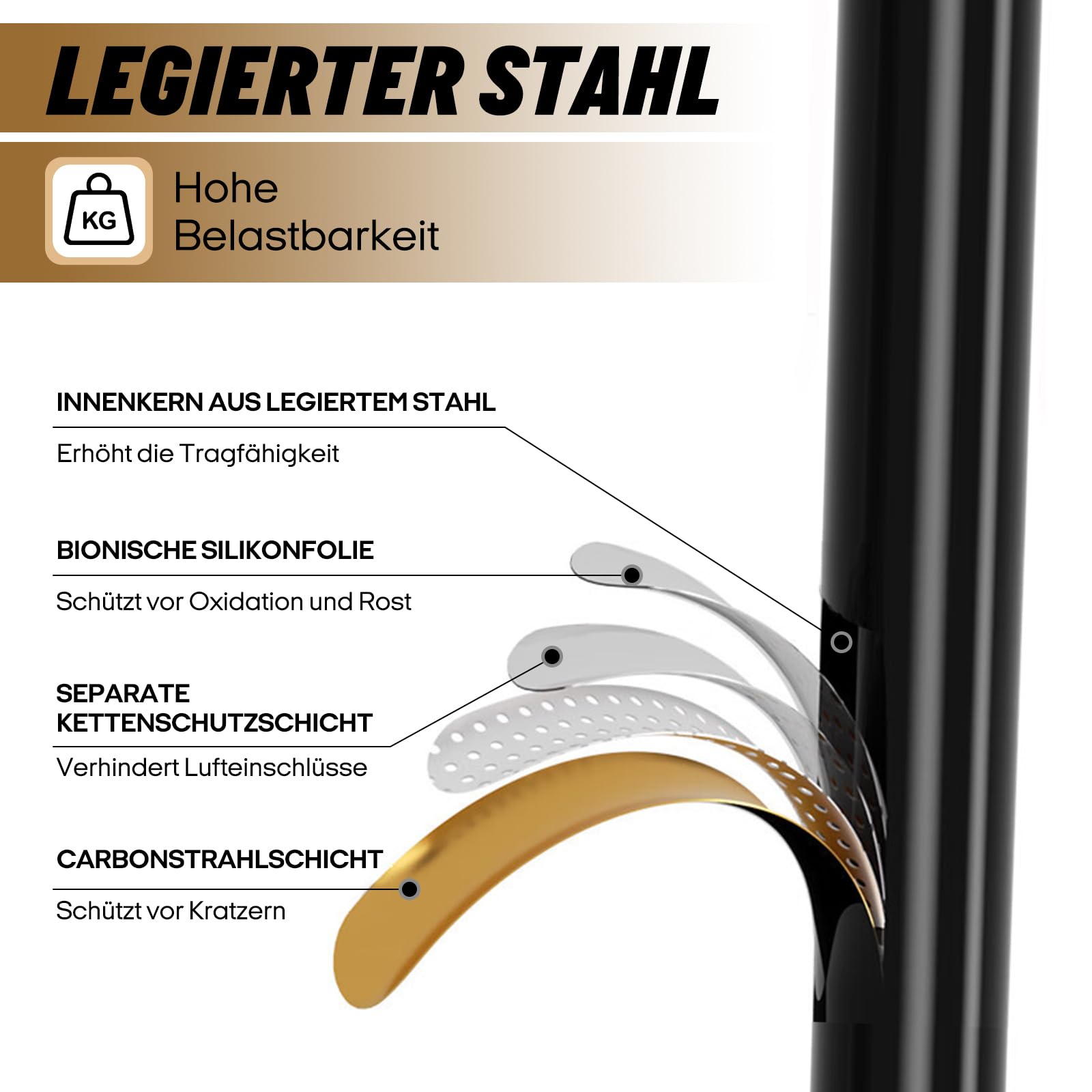 Supporto per proiettore letto e divano, lunghezza 20 cm, design nascosto, compatibile con proiettori XGI-MI Nebu-la Van-KYO Ep-Son (20 cm)