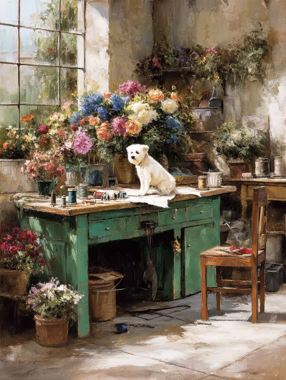 Giardino Cane, 2000 Pezzi Puzzle Classici, per Adulti YHPGL6-446