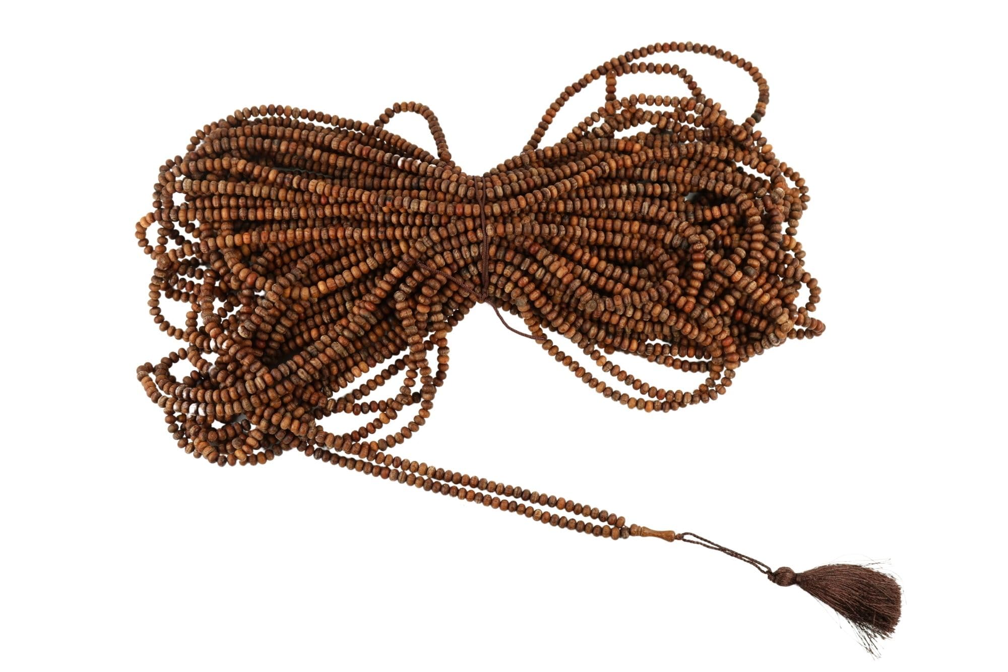 Ręcznie robione drewno jałowca 5000 koralików Tasbeeh mały rozmiar Misbaha islamski prezent Tasbih modlitwa koraliki Tesbih 5 x 7 mm Dhikr