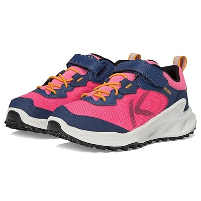 KEEN Kids Zionic Low Height Waterproof All Terrain Easy On Hiking Shoes Kids Shoes Naval Academy/Pink Lemonade