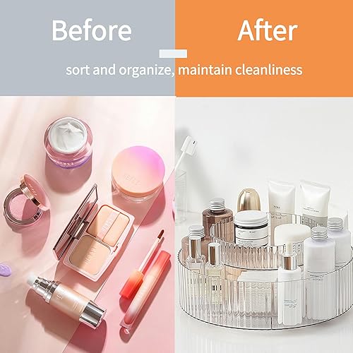 Miniatura 7 de vacane Lazy Susan - Plato giratorio de 11 pulgadas para gabinete, organizador de maquillaje giratorio para especias, organizador de cocina y