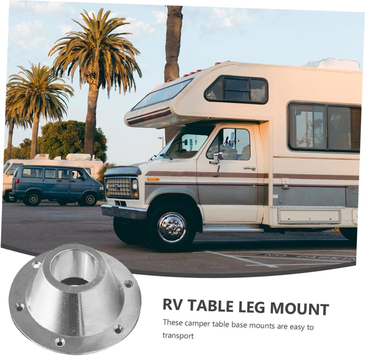 Enhance Dining Experience Aluminum Rv Table Base Mount Rv Table Supplies Easy to Install