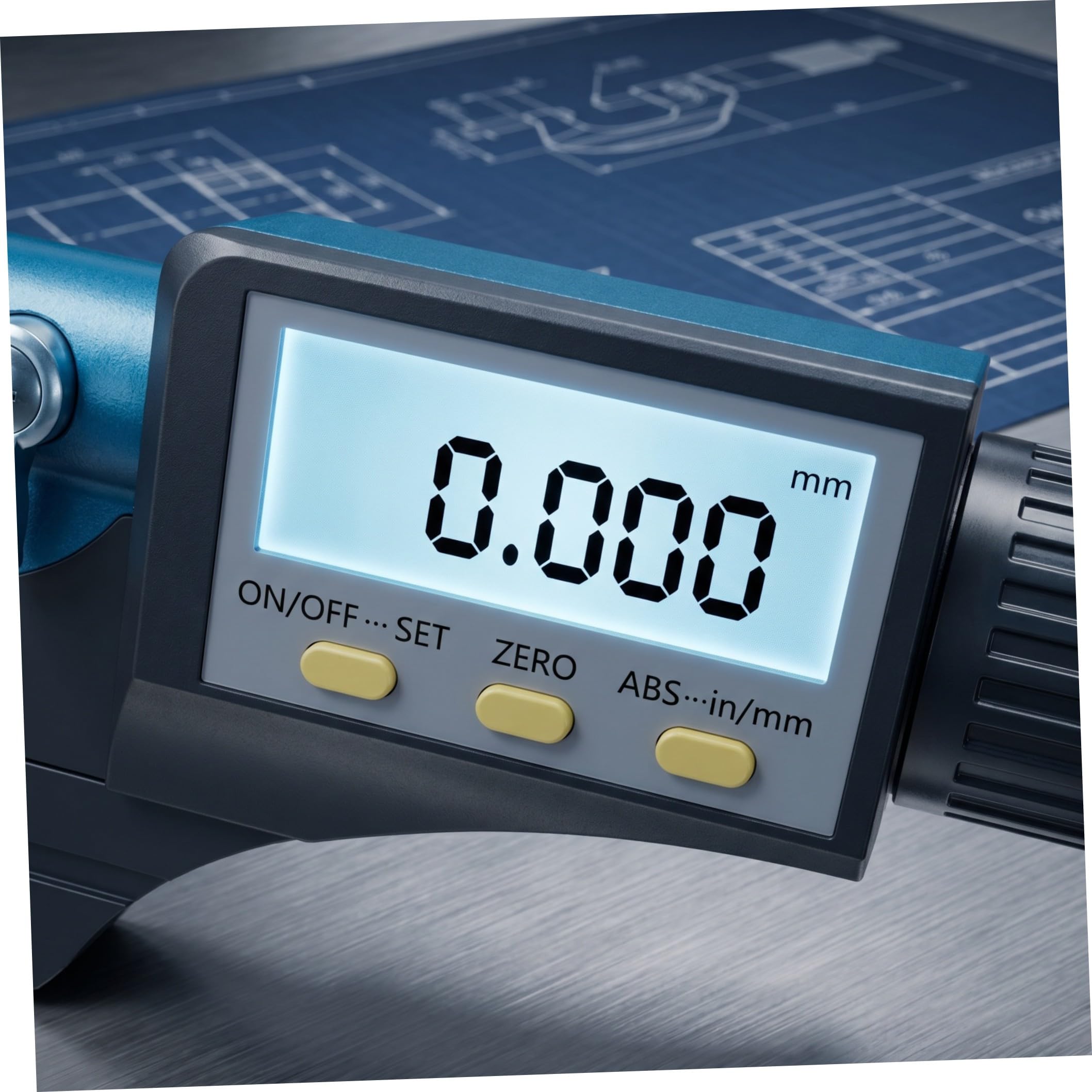 Micrómetro Digital Exterior Medición Precisa con 0-25mm Punta de Metal Endurecido y Calibración Confiable para Aplicaciones Industriales
