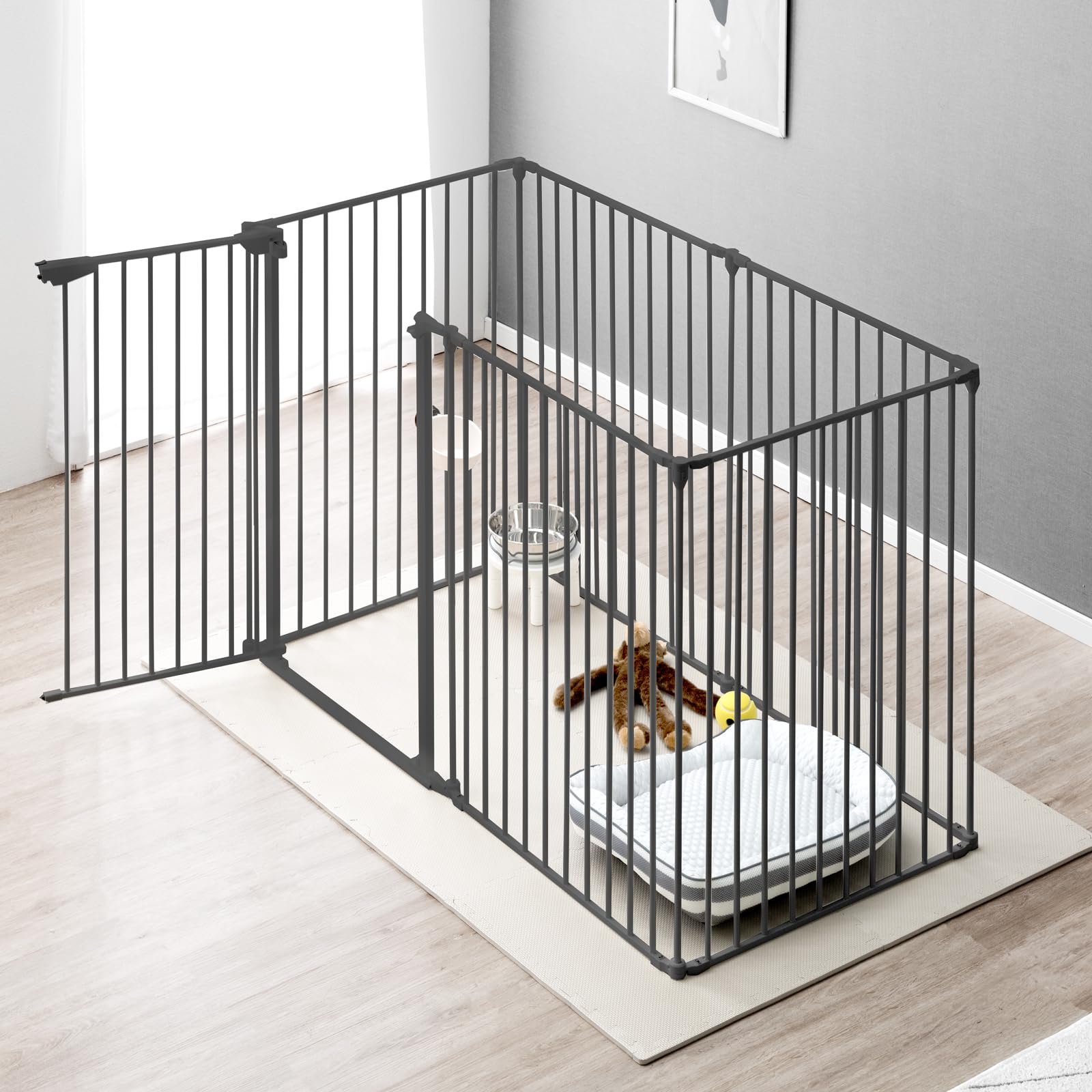 Amazon | タンスのゲン ペットサークル 6枚セット 高さ100cm バリア
