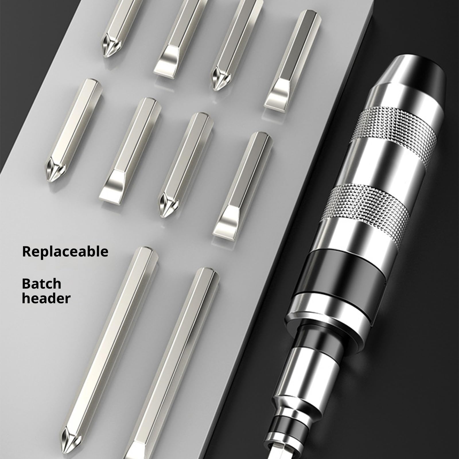 Set Completo Cacciaviti a Percussione Da 13 Con Punta a Testa Piatta a Croce E Comoda Soluzione Conservazione Per I Tecnici Kit Cacciaviti a Percussione Per Carichi Pesanti
