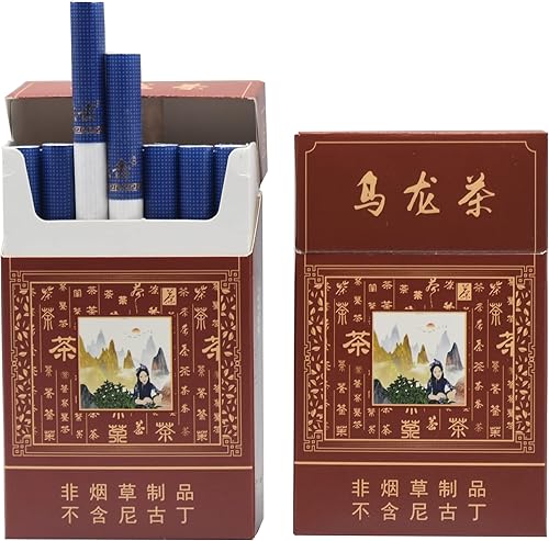 Miniatura 2 de Horkadu Cigarrillos de hierbas, sin tabaco, sin nicotina, 2 paquetes, 40 ahumados