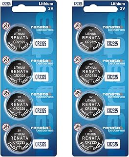 Renata CR2325 Batteries - 3V Lithium Coin Cell 2325 Battery (8 Count)