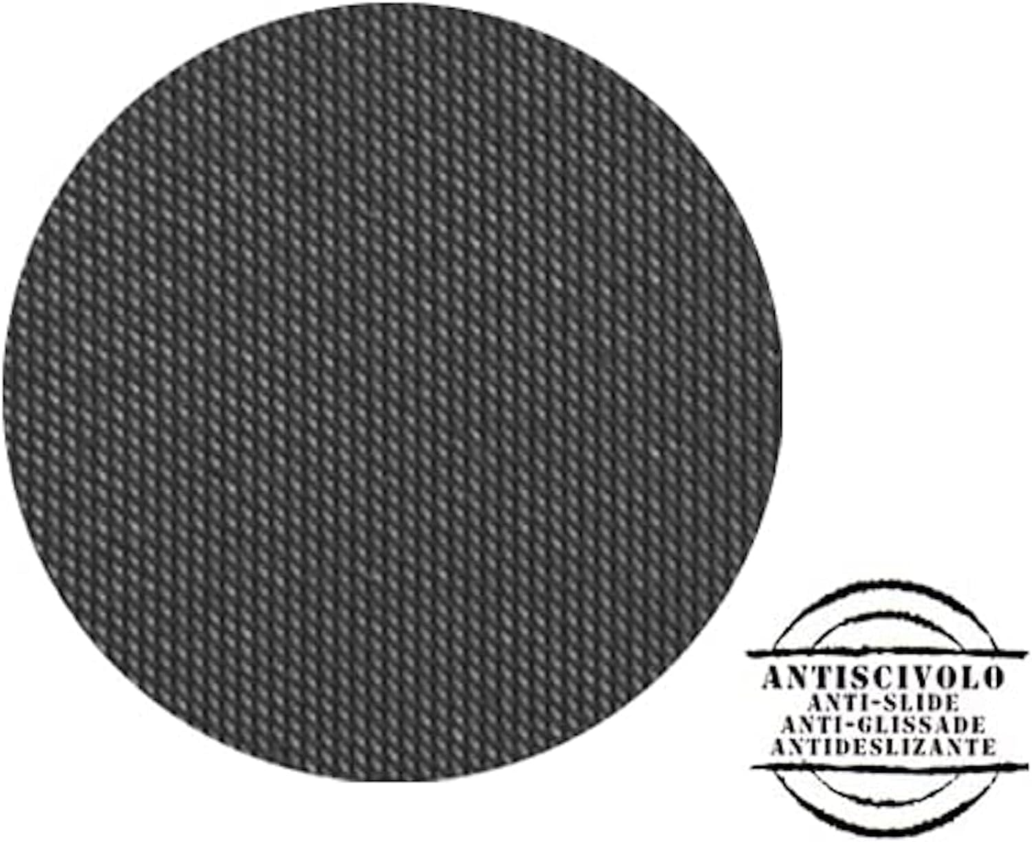 Tappeto Gomma Antiscivolo Copri Pavimento H120 Cm ALTO Spessore 3mm Nero Robusto su Misura (300X120_BOLLO_GOMMA)