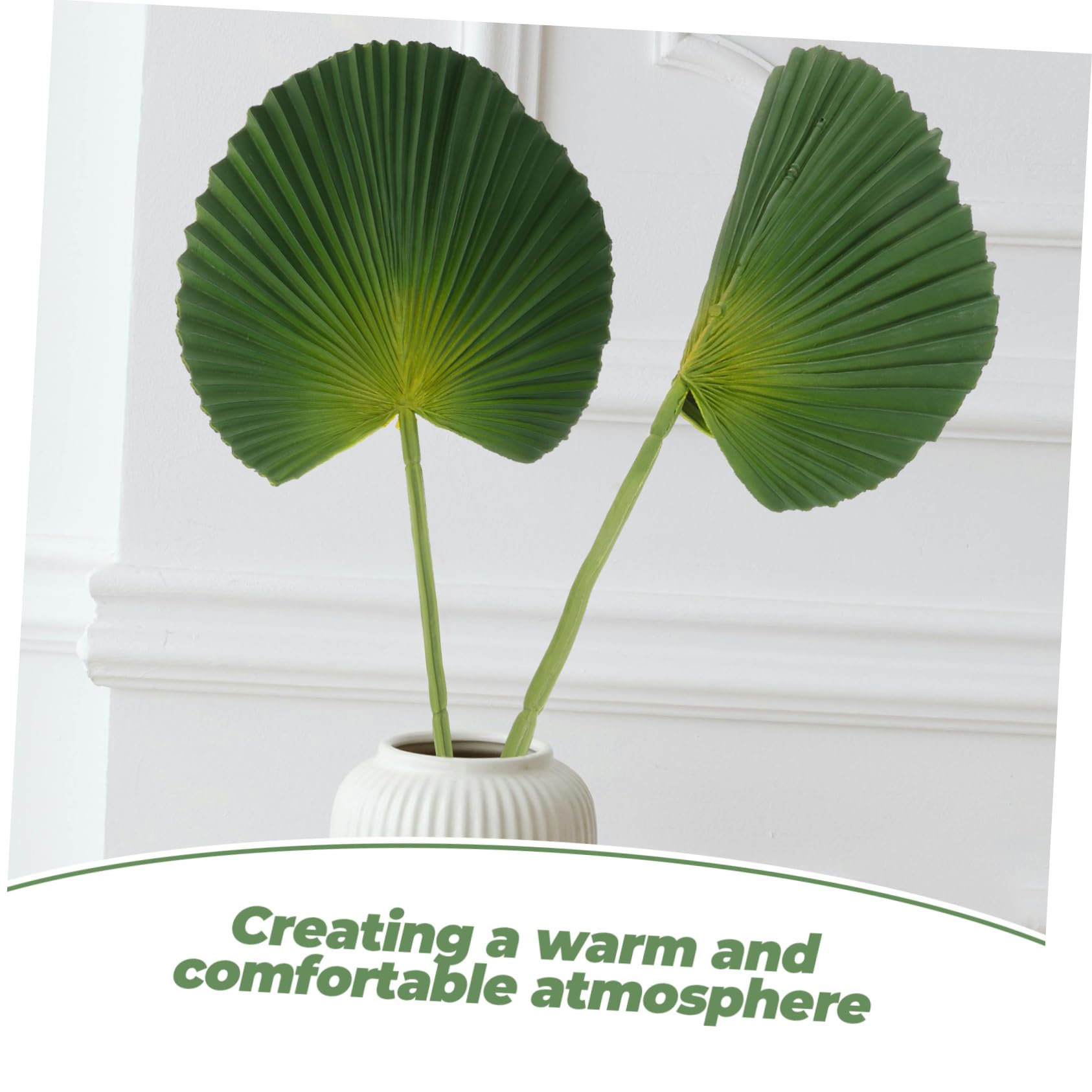 Amosfun 3 Pezzi Di Foglie Artificiali Decorare Piante Finte Disposizione Decorazione Verde Pianta Artificiale Decorazione Verde Foglia Di Palma Ornamento Foglia Finta Giungla