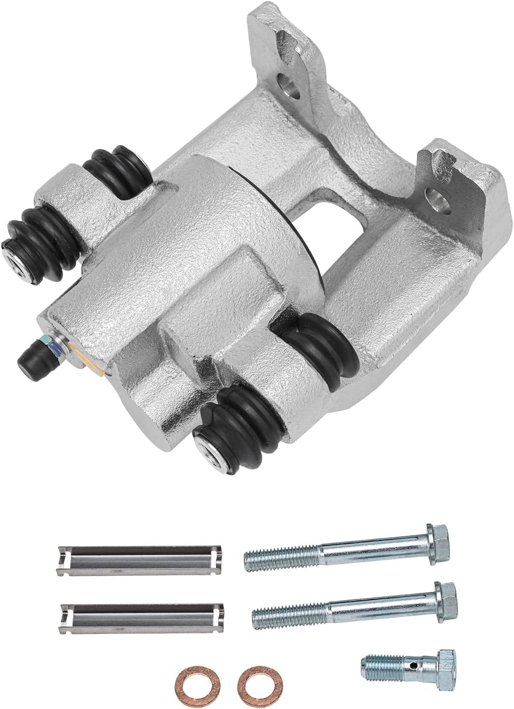 Detroit Axle - Rear 2pc Brake Calipers for Ford Explorer Sport Trac Jeep Liberty TJ Wrangler Lincoln Aviator Mercury Mountaineer, 2 Disc Brake Calipers Replacement
