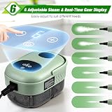 Nettoyer à Vapeur,2500W Nettoyeur Vapeur Professionnel avec 11 Accessoires, 1100ML de Grande Capacité, Nettoyage Vapeur Portable avec 6 Modes Réglables pour Canapé, Vitre, Voiture, Matelas,Cuisine - 2