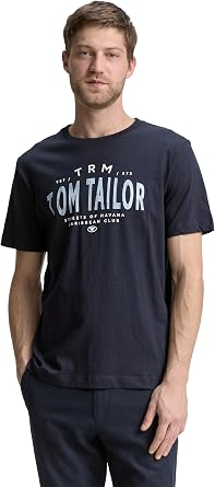 Tom Tailor Men's 1046756 T-Shirt Pack of 1