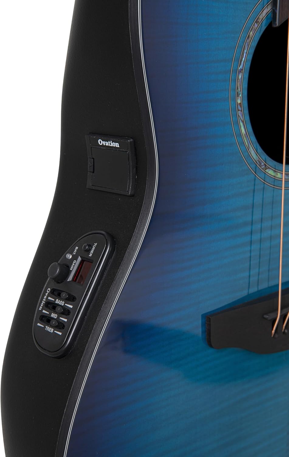 Ovation CS24P-BLFL-G Celebrity Standard Plus Blue Flamed Maple
