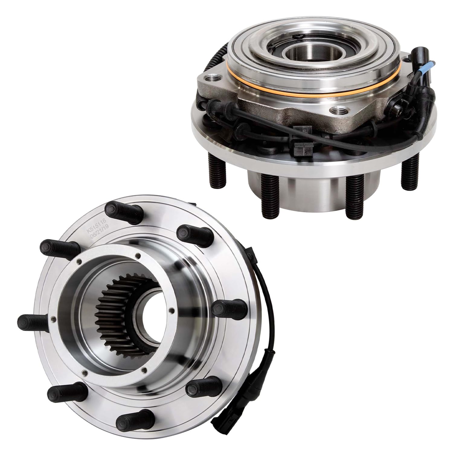 Detroit Axle - 4WD Front Wheel Bearing Hubs for 08-10 Ford F-350 Super Duty