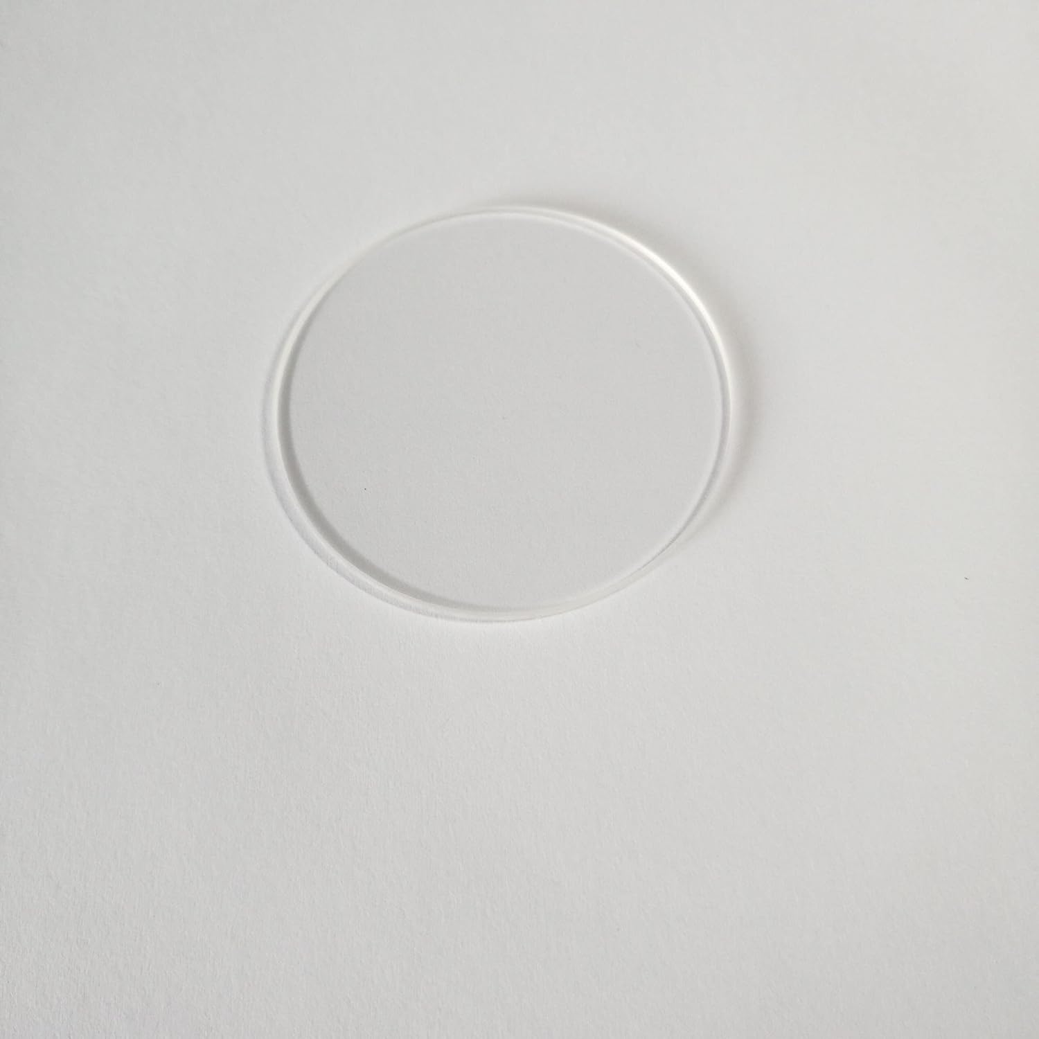 UV Grade JGS1 50 * 2.0mm Fused Silica Window Quartz Glass Disk
