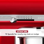 KitchenAid KSM3316XCA Artisan Mini Mélangeur de stand- Candy Appliquer Rouge, Candy Apple Rouge,3.5 Lait et légumes