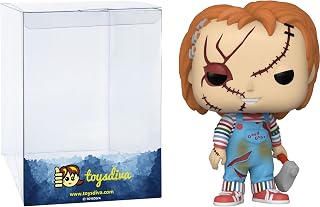Funko Chuck y: P o p ! Movies Vinyl Figurine Bundle with 1 Compatible 'ToysDiva' Graphic Protector (1249-63982 - B)