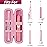 Toothbrush Travel Hard Case Compatible with Oral-B Pro 1000, 2000, 3000, 3500, 1500/ for Philips Sonicare ProtectiveClean 4100 5100 Electric Toothbrush with Mesh Pocket&Carabiner - Pink (Bag Only)