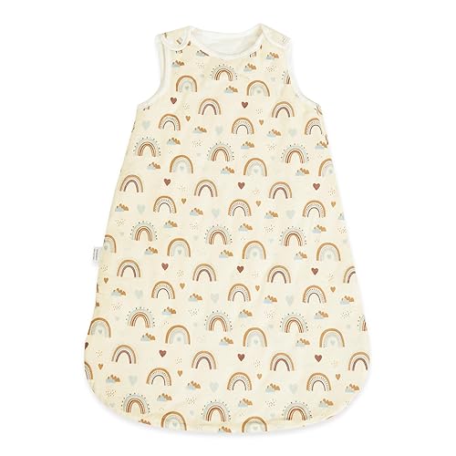 Saco de dormir de algodón para bebé recién nacido de 6 a 12 meses, 2.5 tog, saco de dormir grueso y cálido de algodón para bebés de 0 a 3 años (M)
