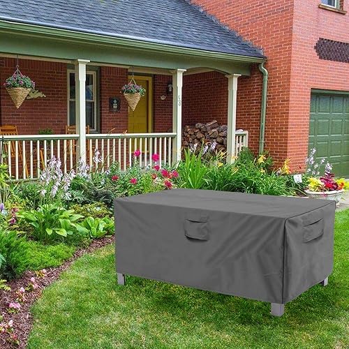 Miniatura 8 de Vailge Veranda Funda para mesa de patio rectangularovalada, resistente, impermeable y al aire libre, para muebles de jardín