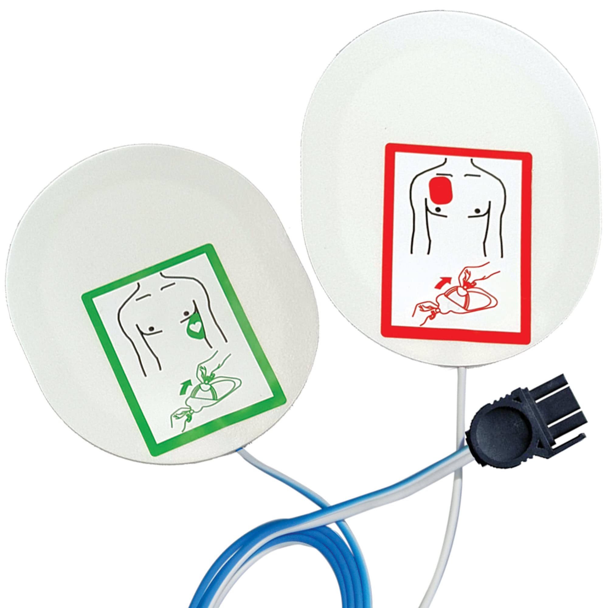 Gima 33587 Placche Compatibili per Defibrillatori, Medtronic, Osatu, Bexen