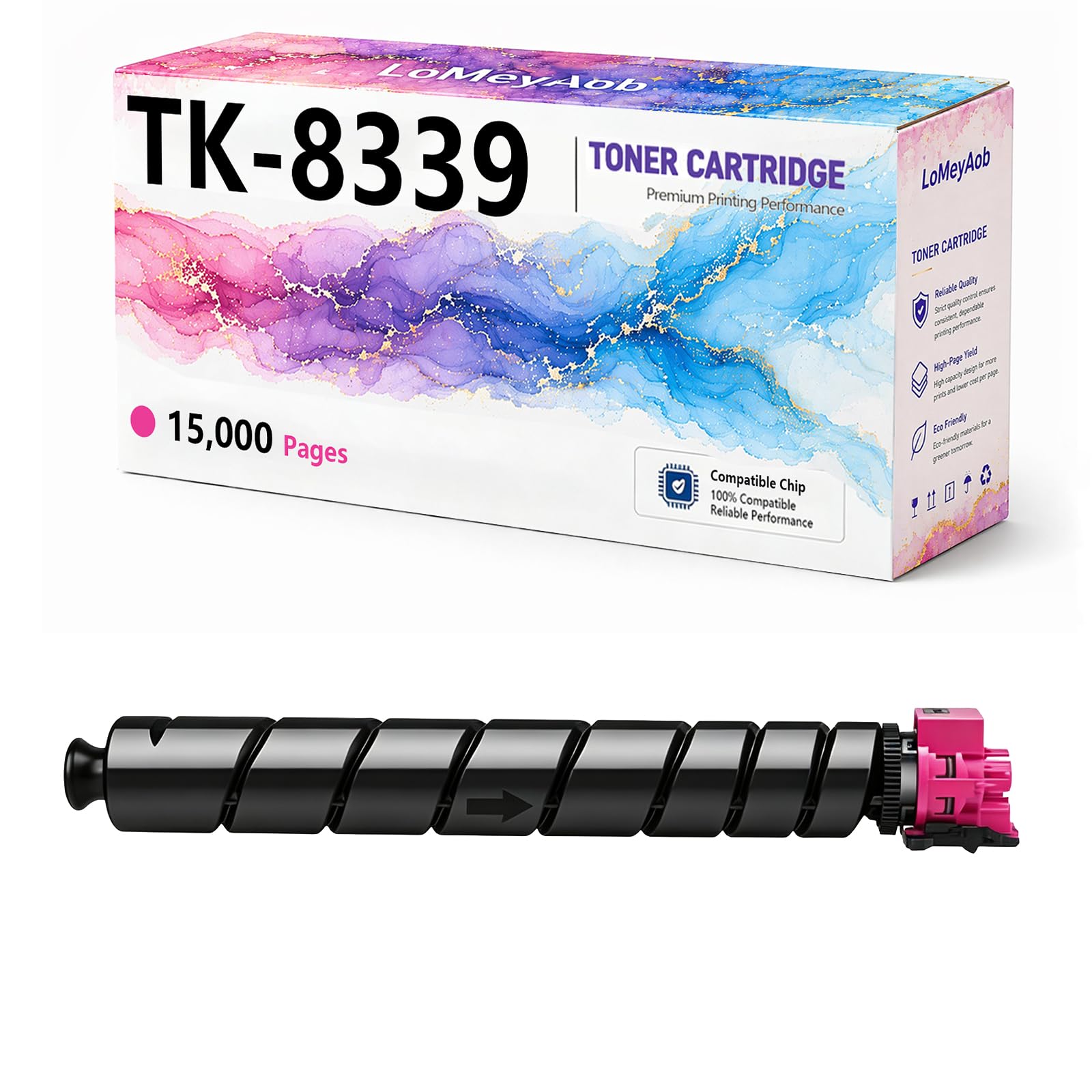 Cartuccia di toner TK-8339, Sostituzione ad alta resa per la stampante a colori Xerox LaserJet 3252ci 3253ci, Colori ricchi, Stampe ad alta velocità, Immaging accurata ,Red