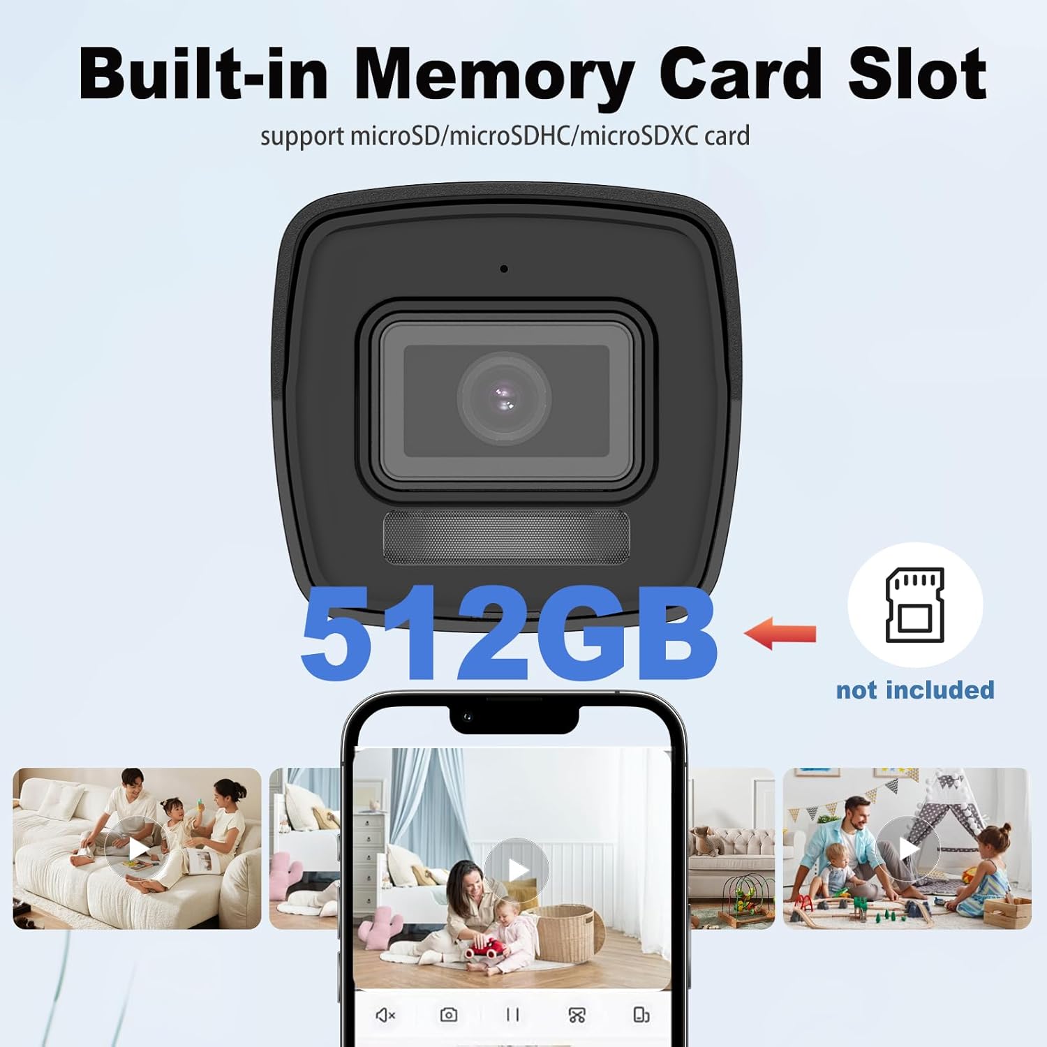 DS-2CD1083G2-LIUF 4K 8MP Smart Hybrid Light Hik Bullet PoE IP Camera, Long Range, Human/Vehicle Detection, Built-in Microphone, H.265+, IP67, 113° Wide Angle,2.8mm Lens, Internation Version