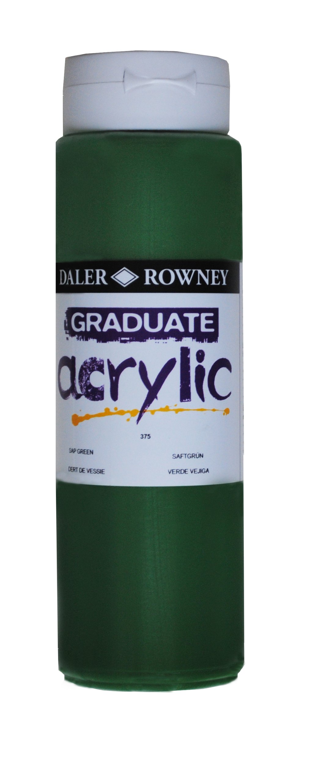 Daler-Rowney Graduate Acrylic Paint 500ml Sap Green