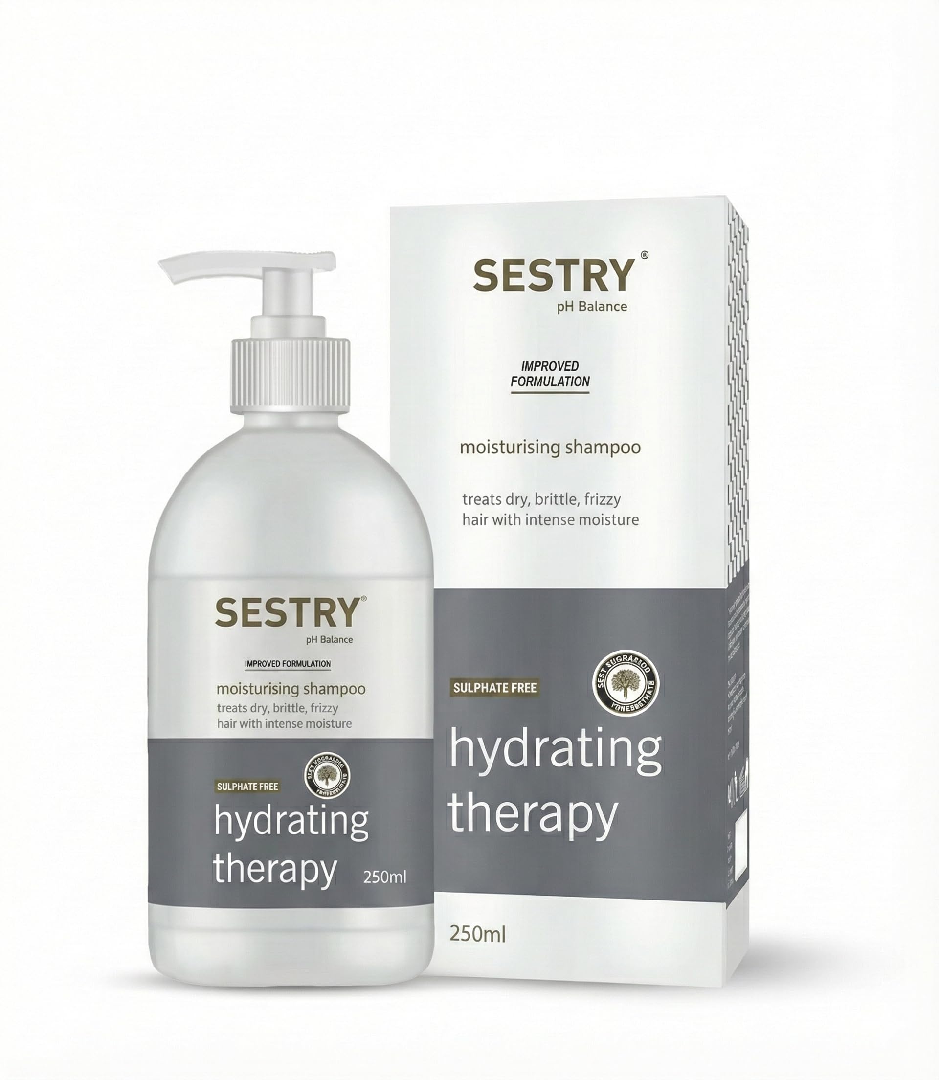 Se-stry pH Balance Hydrating Therapy Moisturising Shampoo, Sulphate Free Formula, Intense Hydration for Dry and Frizzy Hair, 250ml-image-35
