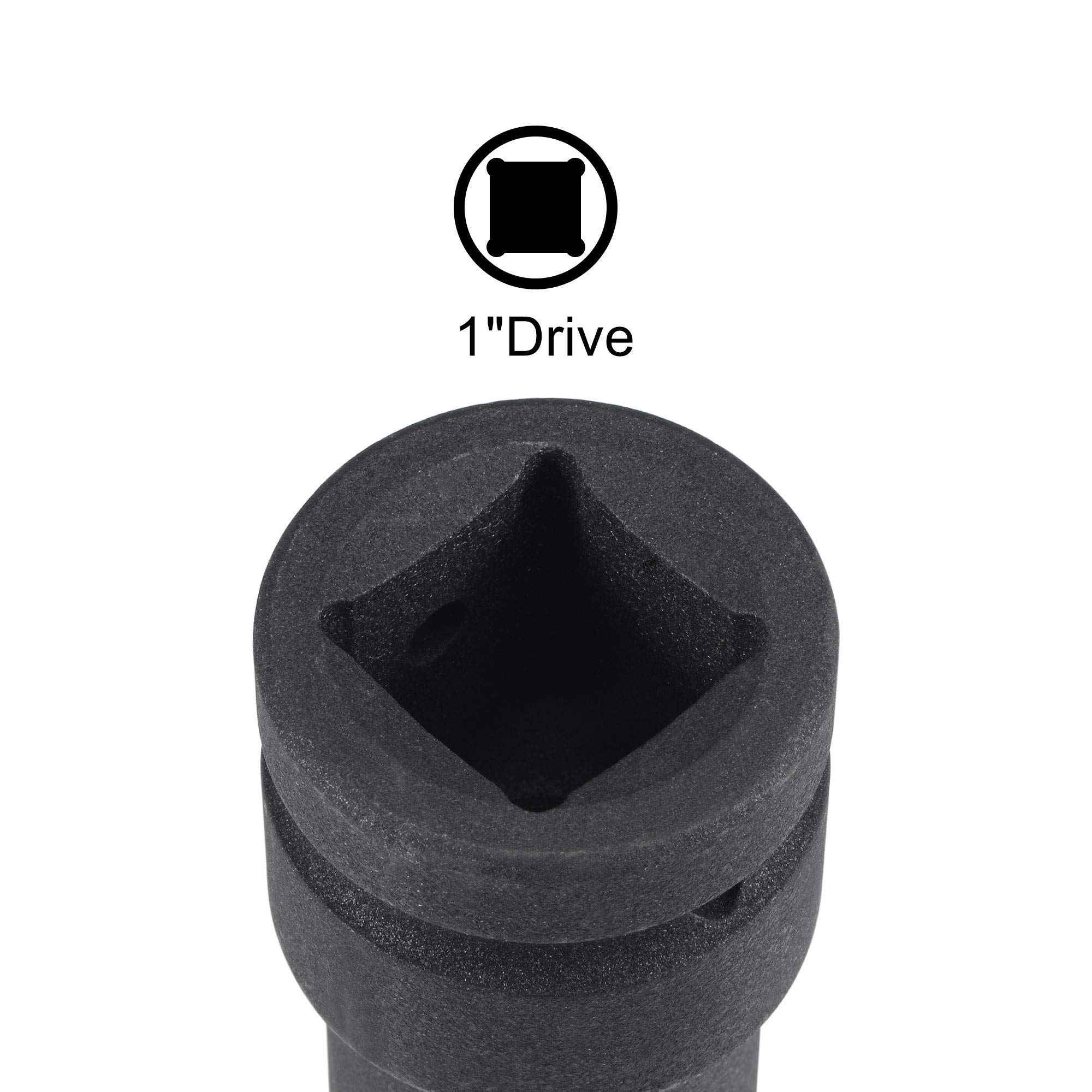 1-Zoll-Antrieb 22 Mm Stecknuss – CR-V Stahl, 80 Mm Länge, Für Enge Räume & Hohes Drehmoment